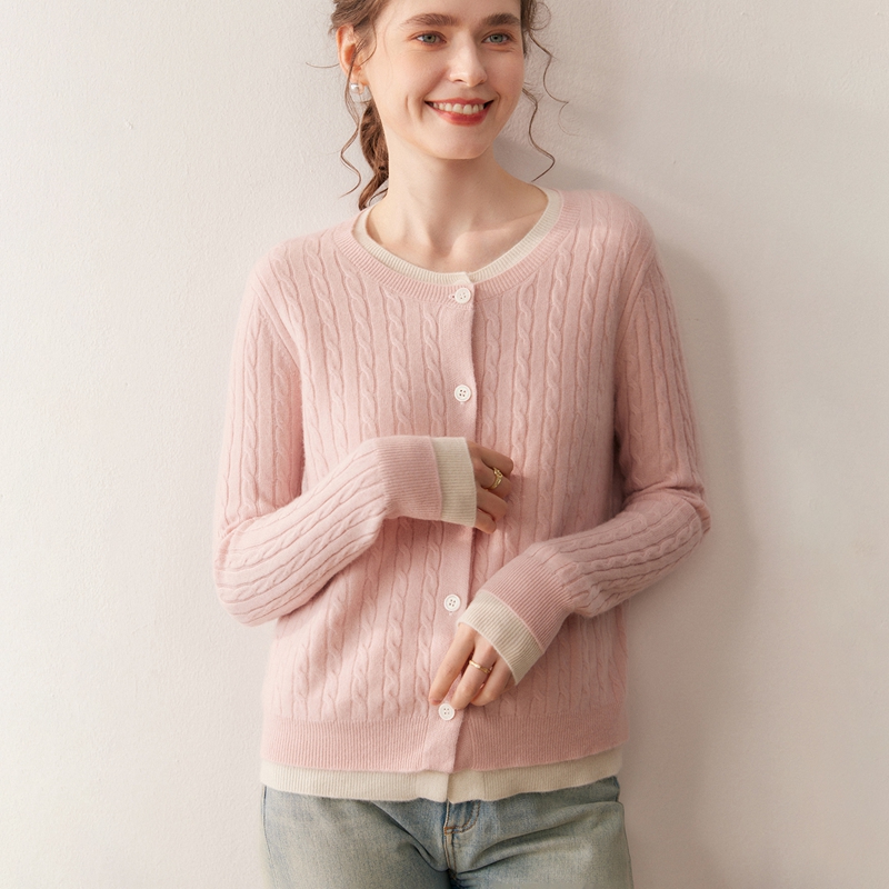 Winter Clothing Essentials For Women - المرأة سترة الكشمير المعنقة سترة الخريف