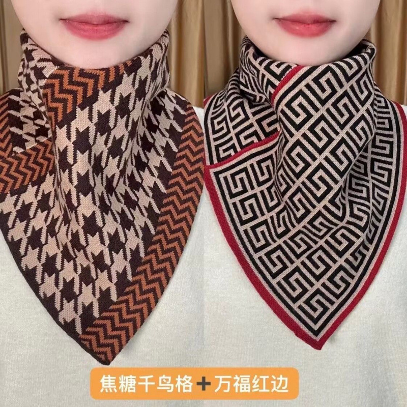 Winter Clothing Korea - شتاء جديد مثلث الرقبة سميكة المرأة