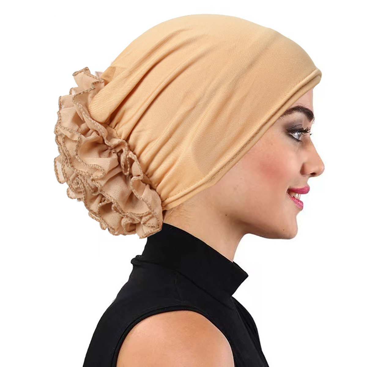 Winter Clothing H&M - حجاب إسلامي أحادي اللون للنساء ،