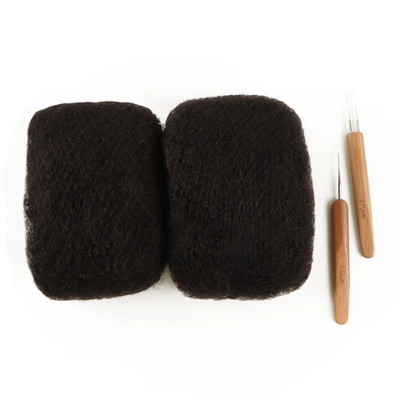 Winter Clothing Bundle - شعر بشري أفرو غريب مجعد للتضفير
