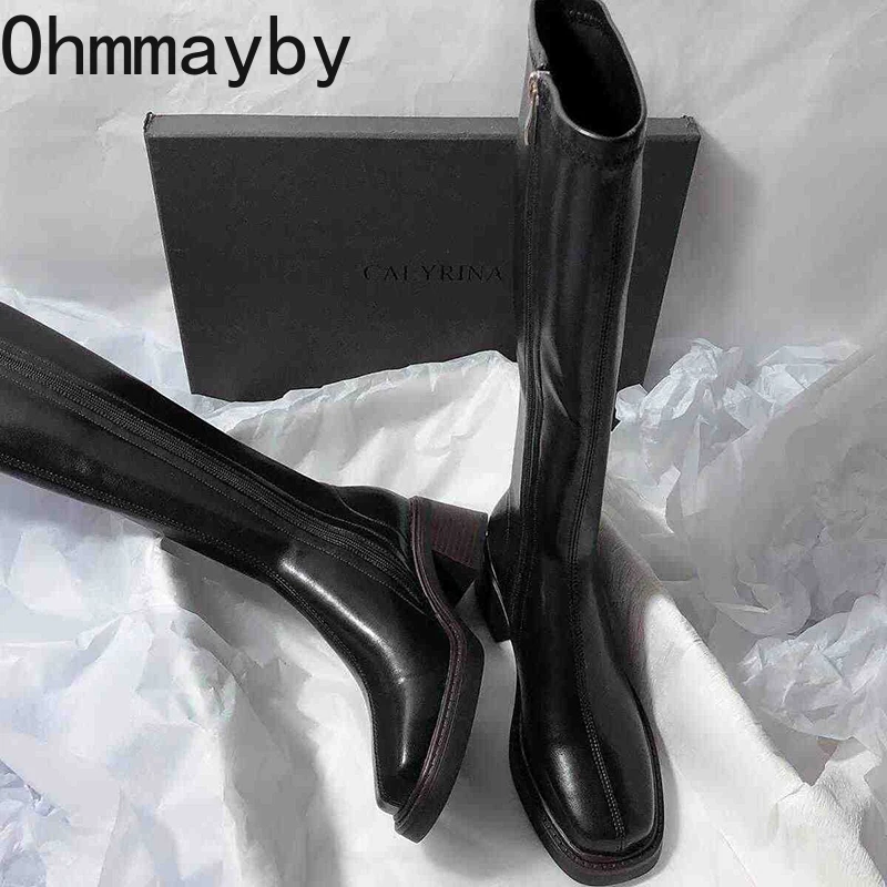 خمر كعب سميك النساء حذاء برقبة - مراجعة Winter Clothing Korea وسعره