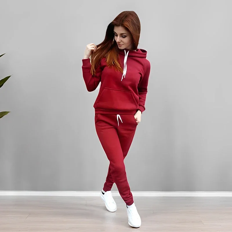 بدلة رياضية نسائية للخريف والش - مراجعة Winter Clothing Sale Women وسعره
