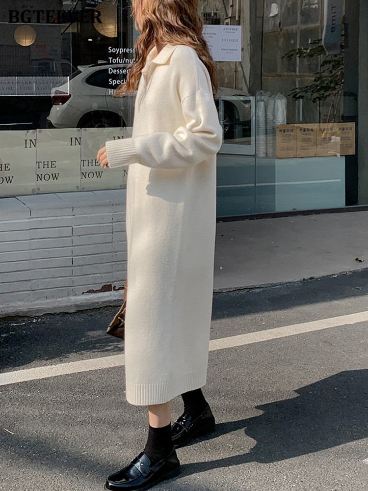 BGTEEVER فستان نسائي فضفاض ذو  - مراجعة Winter Clothing H&M وسعره