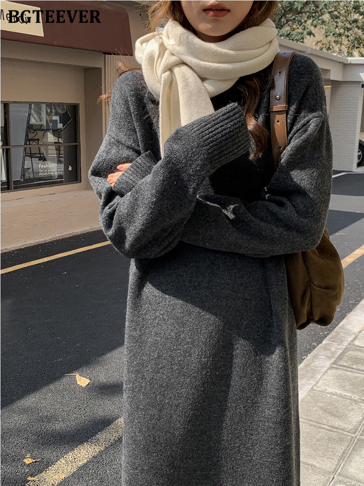 BGTEEVER فستان نسائي فضفاض ذو  - مراجعة Winter Clothing H&M وسعره