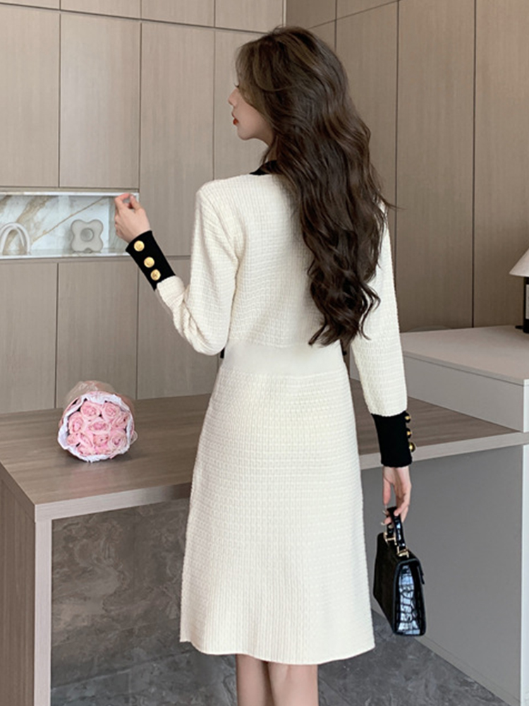 المرأة الرسمية محبوك فستان قصي - مراجعة Winter Clothing H&M وسعره