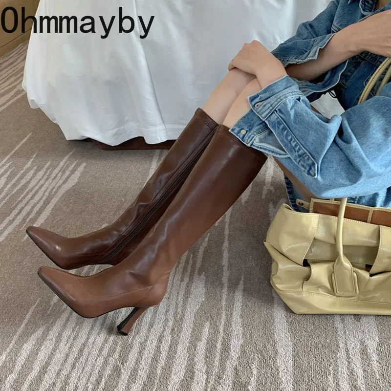 أحذية طويلة شتوية للسيدات بكعب - مراجعة Winter Clothing Korea وسعره