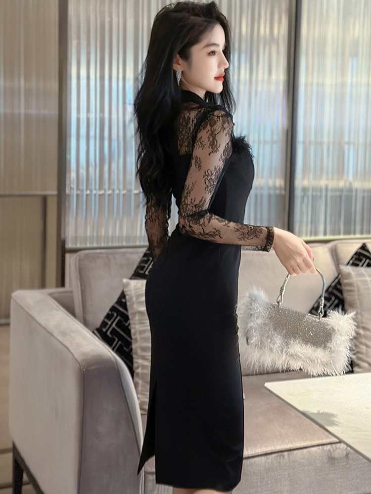 فستان سهرة طويل مطاطي أنيق للن - مراجعة Winter Clothing H&M وسعره