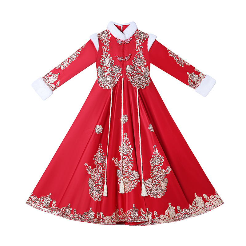 الفتيات الأحمر السنة الصينية ا - مراجعة Winter Clothing Kids وسعره