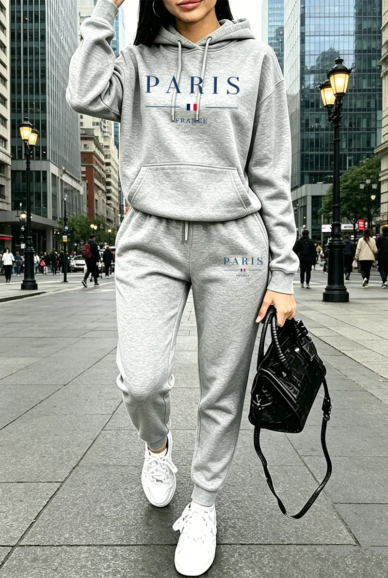 هودي وبنطلون رياضي للشوارع الح - مراجعة Winter Clothing Sale Women وسعره