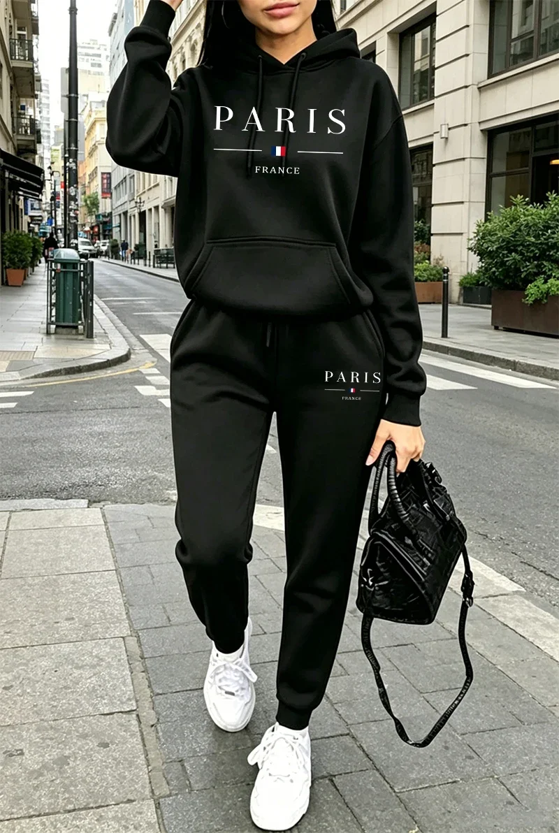 هودي وبنطلون رياضي للشوارع الح - مراجعة Winter Clothing Sale Women وسعره