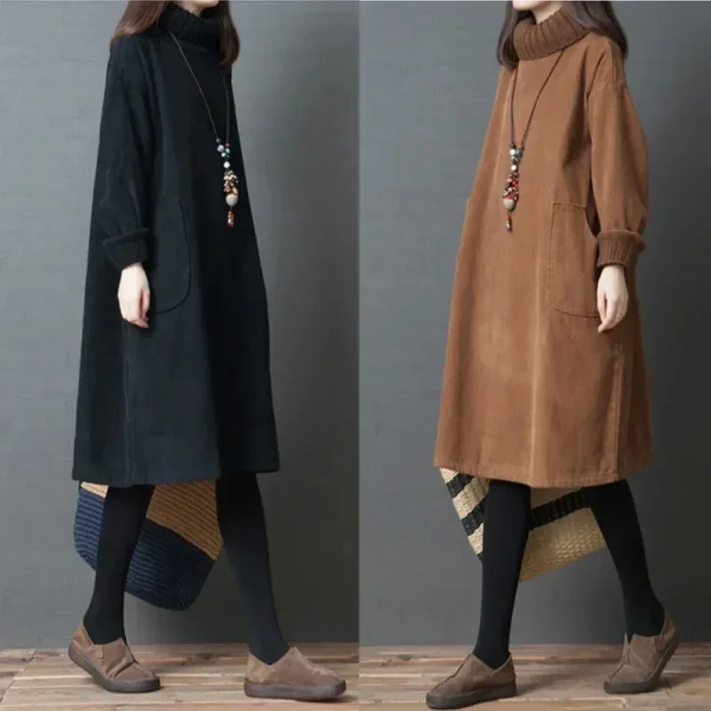 فستان نسائي للخريف والشتاء جدي - مراجعة Winter Clothing H&M وسعره
