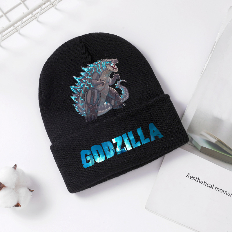 Godzilla محبوك قبعة الشتاء الر - مراجعة Winter Clothing Kids وسعره