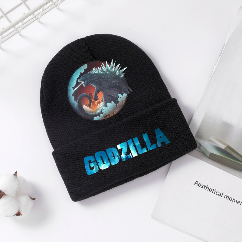 Godzilla محبوك قبعة الشتاء الر - مراجعة Winter Clothing Kids وسعره